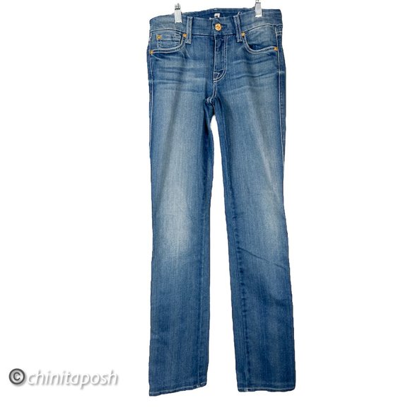 7 For All Mankind Denim - 7 for all Momkind Jeans Straight Leg Cut